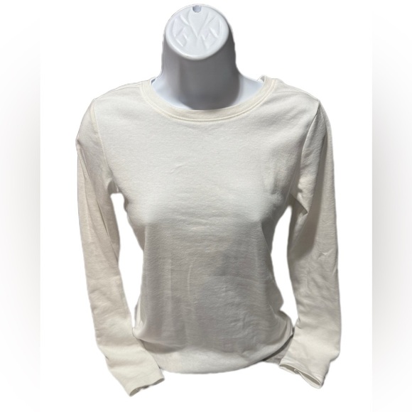 Women's Cream Long Sleeve Top - Picture 1 of 3